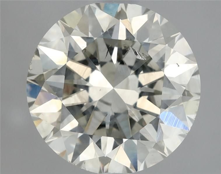2.00ct K SI2 Rare Carat Ideal Cut Round Diamond