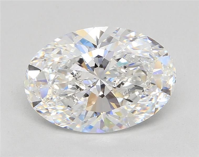 4.94ct E VS1 Rare Carat Ideal Cut Oval Lab Grown Diamond