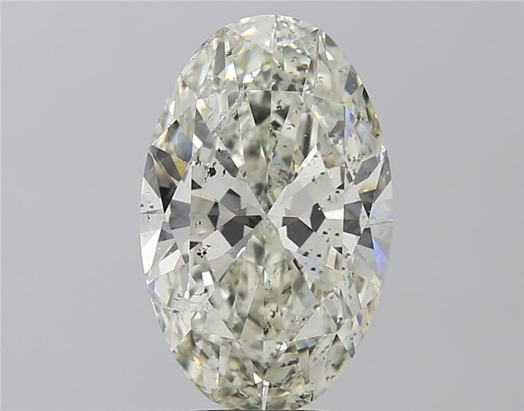 5.01ct I SI2 Rare Carat Ideal Cut Oval Diamond