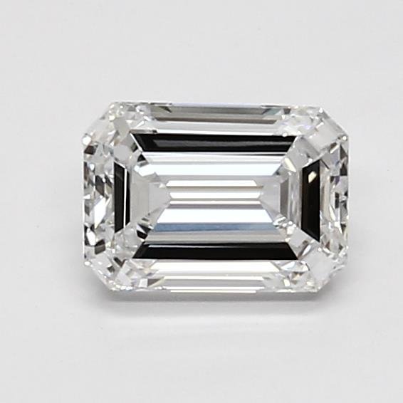 0.90ct D VVS1 Very Good Cut Emerald Lab Grown Diamond