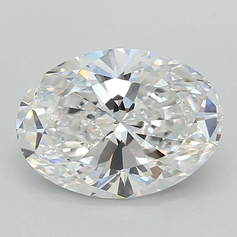 3.25ct D VVS2 Rare Carat Ideal Cut Oval Lab Grown Diamond