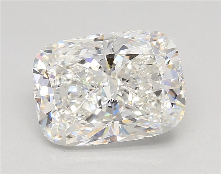 5.02ct F VVS2 Rare Carat Ideal Cut Cushion Lab Grown Diamond