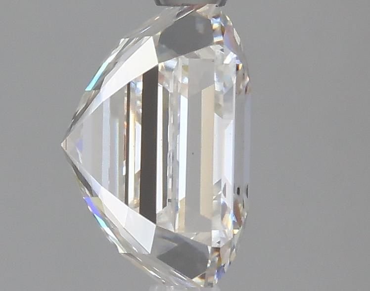 3.38ct F SI2 Rare Carat Ideal Cut Asscher Lab Grown Diamond