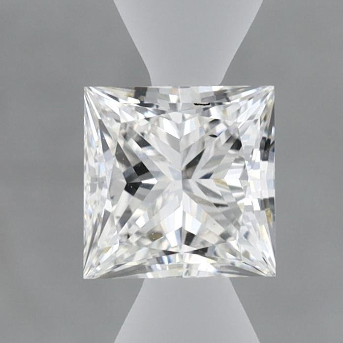 0.77ct E VS2 Rare Carat Ideal Cut Princess Lab Grown Diamond