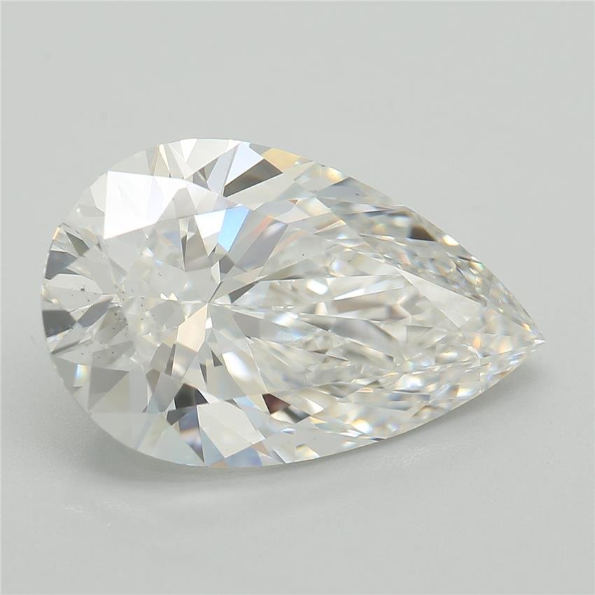 3.59ct E VS2 Rare Carat Ideal Cut Pear Lab Grown Diamond