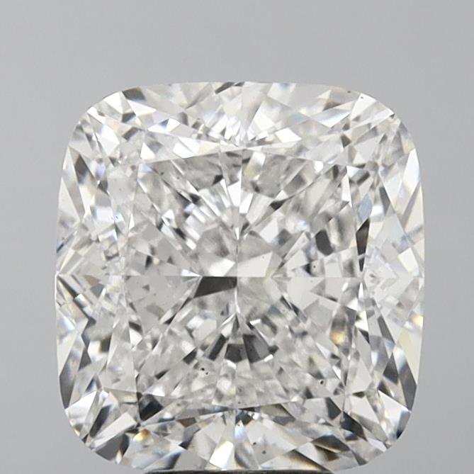 7.03ct F VS2 Rare Carat Ideal Cut Cushion Lab Grown Diamond