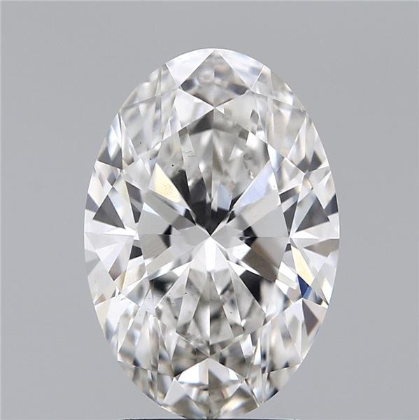 3.23ct H VS2 Rare Carat Ideal Cut Oval Lab Grown Diamond