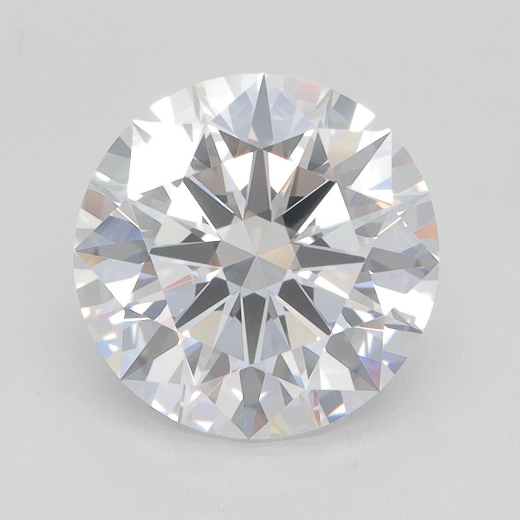 3.35ct D VVS1 Rare Carat Ideal Cut Round Lab Grown Diamond