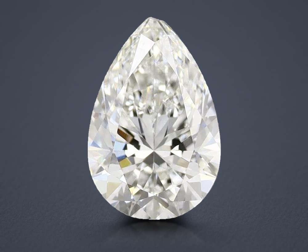 1.47 Carat Pear Lab Diamond