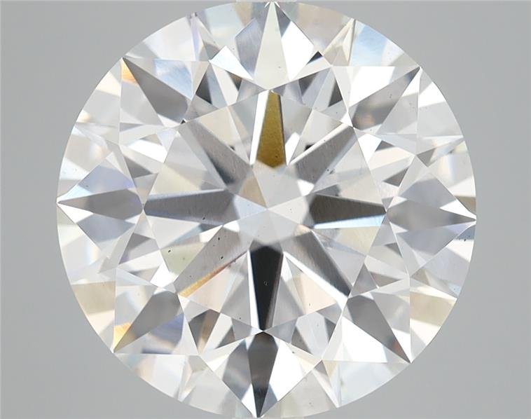 6.58ct F VS2 Rare Carat Ideal Cut Round Lab Grown Diamond