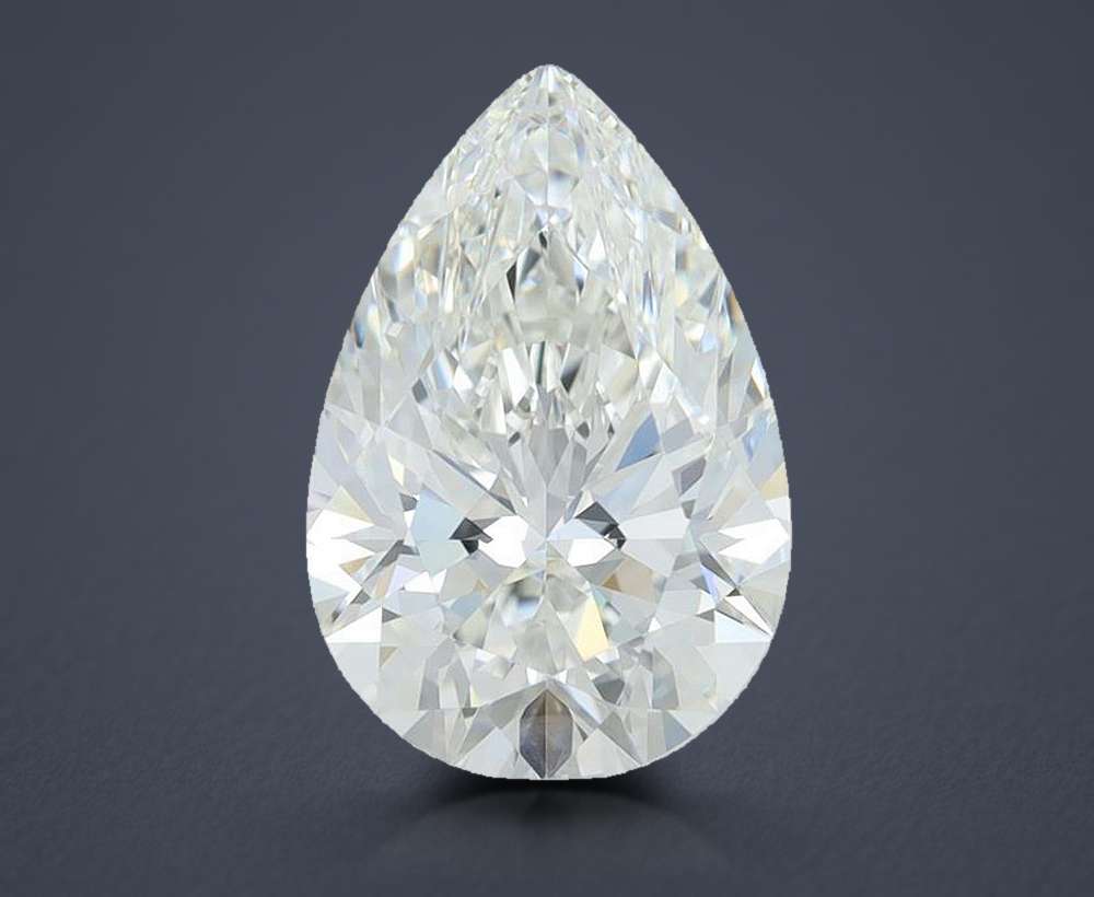 1.34 Carat Pear Lab Diamond