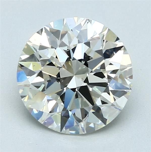 2.22ct J VS1 Rare Carat Ideal Cut Round Diamond