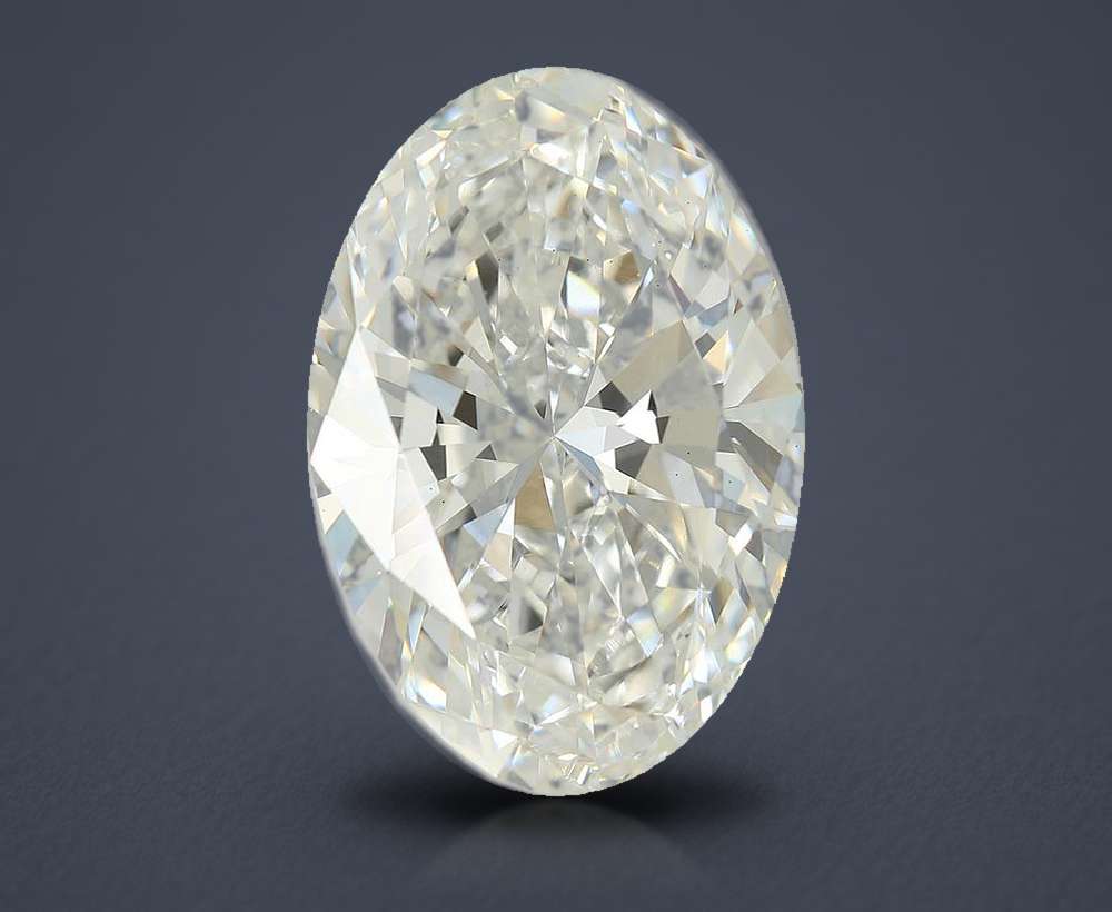 6.46 Carat Oval Lab Diamond