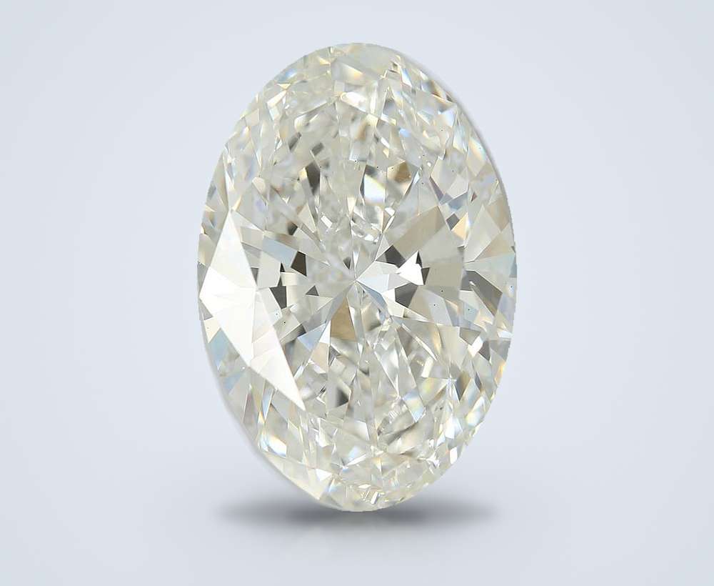 6.46 Carat Oval Lab Diamond