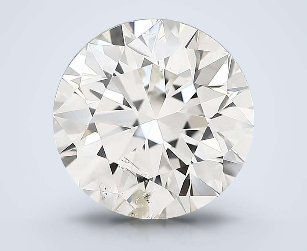 7.03 Carat Round Natural Diamond
