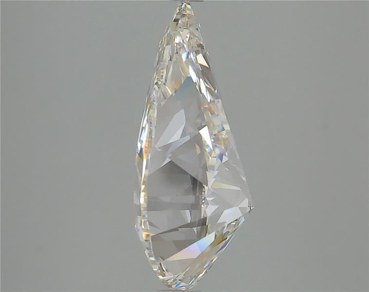 5.05ct H VS2 Rare Carat Ideal Cut Pear Lab Grown Diamond