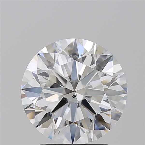 2.80ct F SI1 Rare Carat Ideal Cut Round Diamond