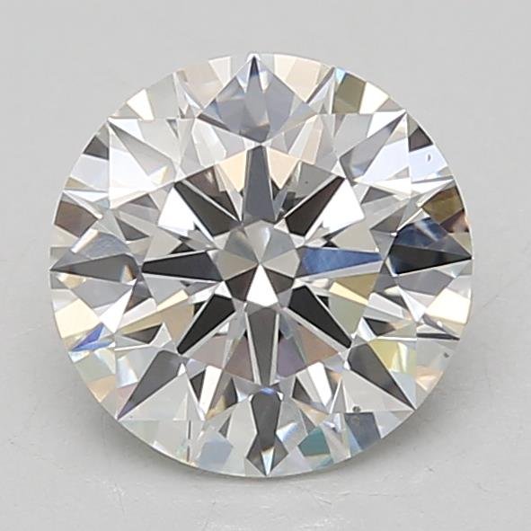 2.01ct F VS2 Rare Carat Ideal Cut Round Lab Grown Diamond