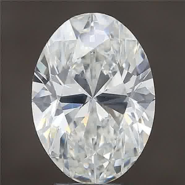 4.02ct H SI1 Very Good Cut Oval Diamond