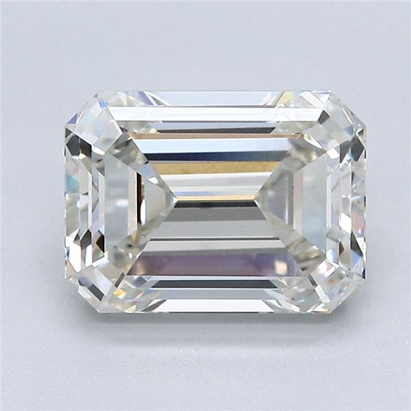 3.42ct I VS1 Excellent Cut Emerald Lab Grown Diamond