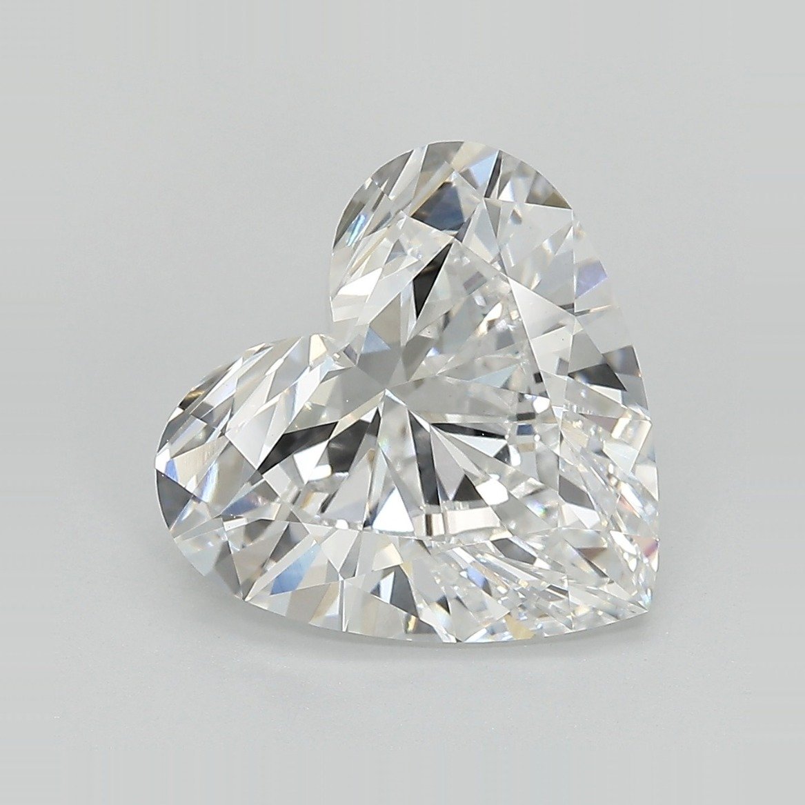 5.14ct E VVS2 Excellent Cut Heart Lab Grown Diamond