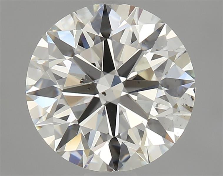 2.15ct K SI1 Rare Carat Ideal Cut Round Diamond