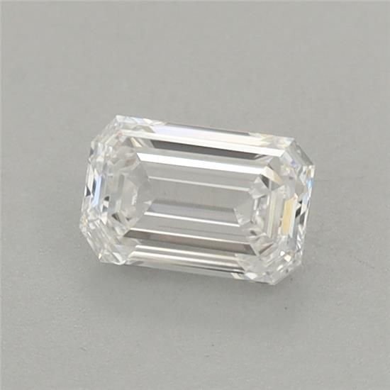0.50ct D VVS2 Very Good Cut Emerald Lab Grown Diamond