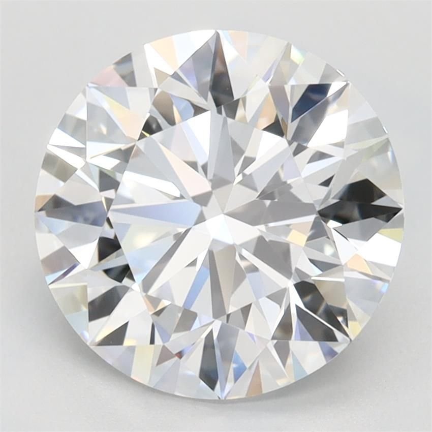 2.84ct D VVS1 Rare Carat Ideal Cut Round Lab Grown Diamond
