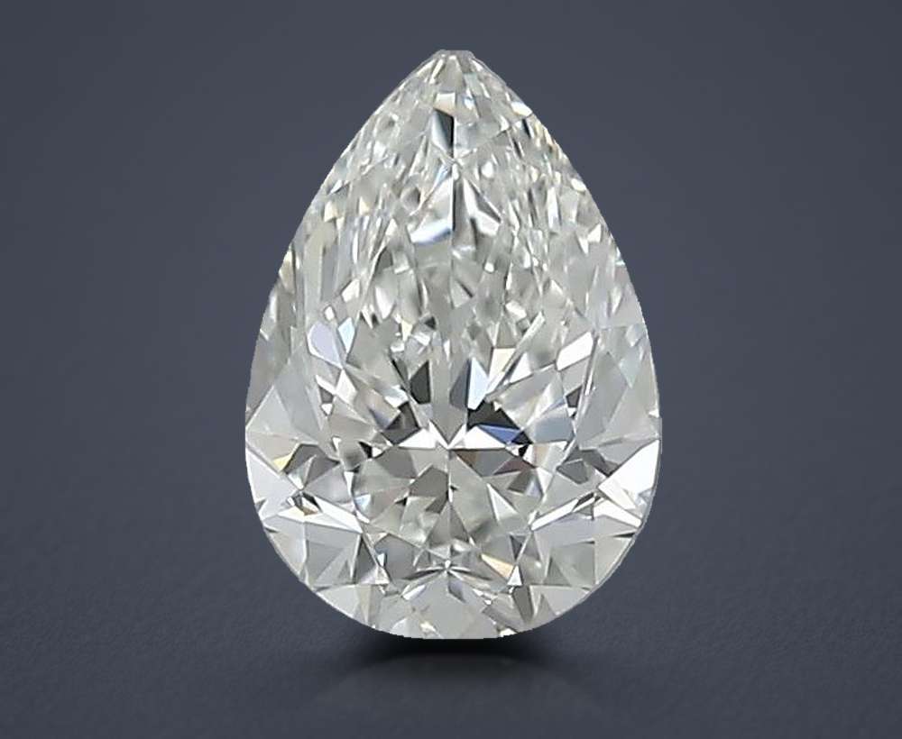 0.61 Carat Pear Natural Diamond