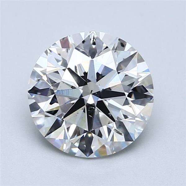 1.90ct H SI2 Rare Carat Ideal Cut Round Diamond