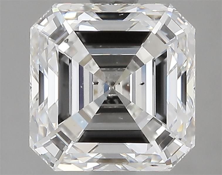 2.04ct F SI1 Rare Carat Ideal Cut Asscher Diamond