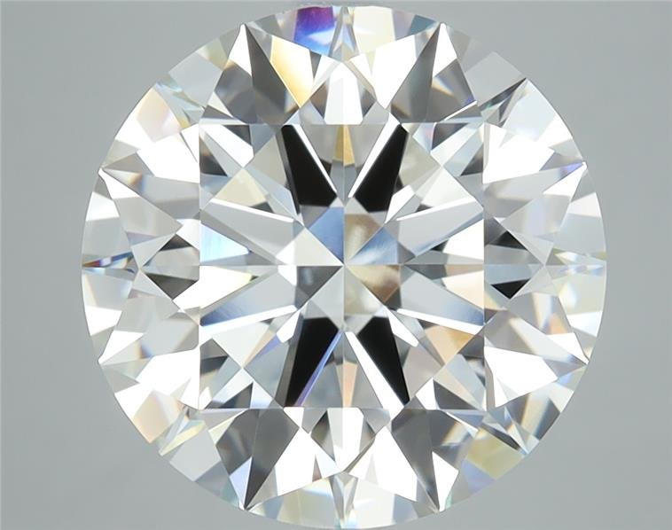 5.03ct H VVS1 Rare Carat Ideal Cut Round Diamond