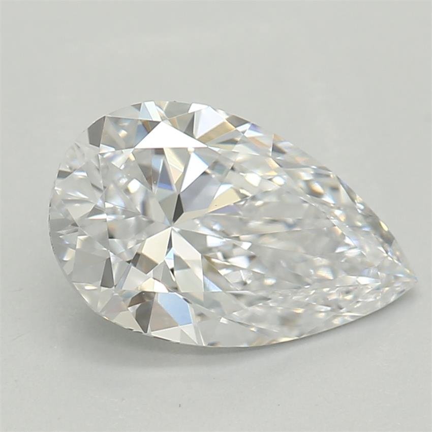 0.82ct E VVS2 Rare Carat Ideal Cut Pear Lab Grown Diamond