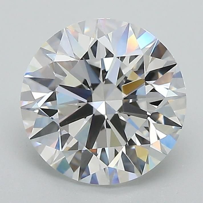 2.09ct D VVS1 Rare Carat Ideal Cut Round Lab Grown Diamond
