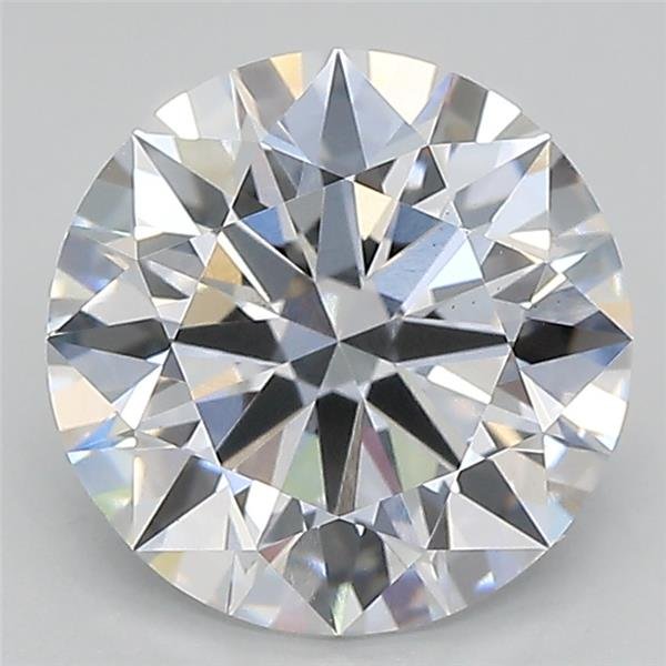 2.21ct D VS1 Rare Carat Ideal Cut Round Lab Grown Diamond