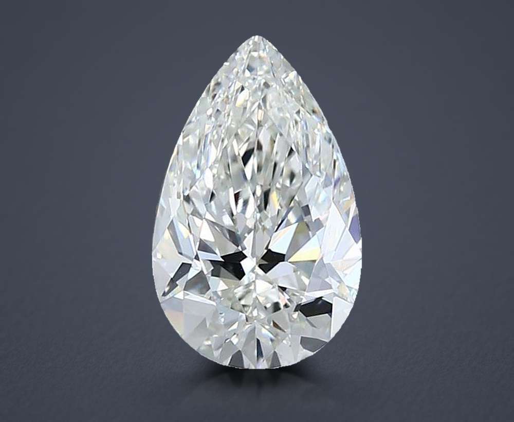 2.01 Carat Pear Natural Diamond