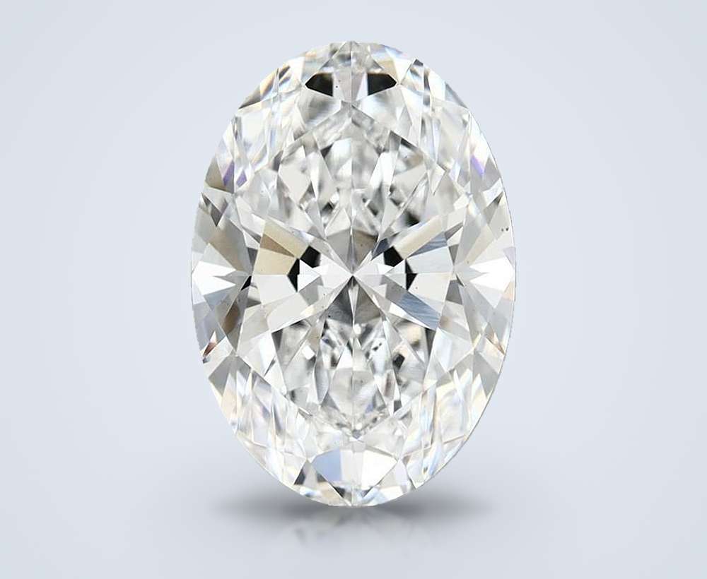 4.58 Carat Oval Lab Diamond