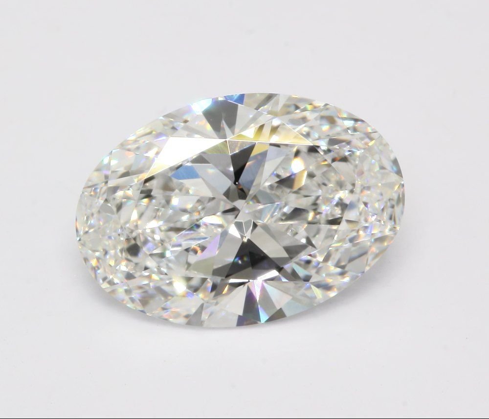 3.27ct E VVS2 Rare Carat Ideal Cut Oval Lab Grown Diamond