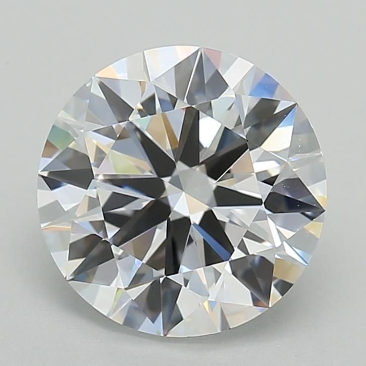 3.01ct E VVS1 Rare Carat Ideal Cut Round Lab Grown Diamond