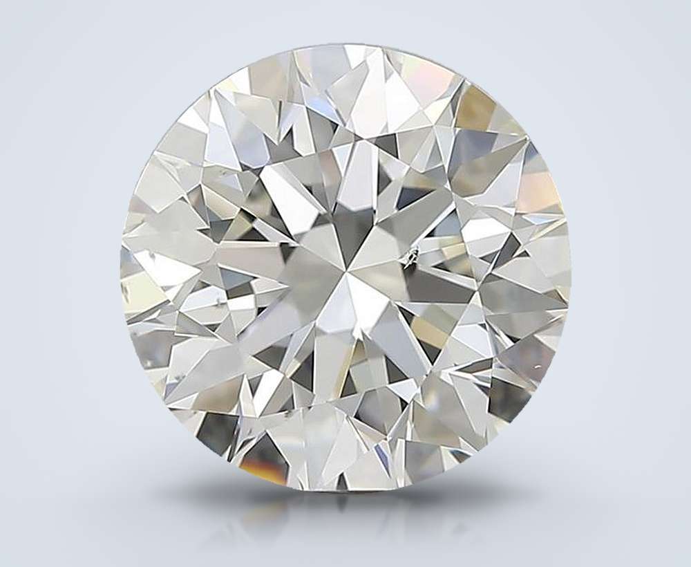 3.20 Carat Round Natural Diamond