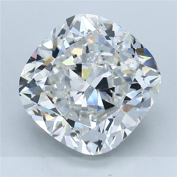 5.39ct G SI1 Excellent Cut Cushion Diamond