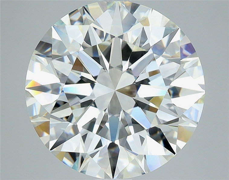 3.71ct J VVS2 Rare Carat Ideal Cut Round Diamond
