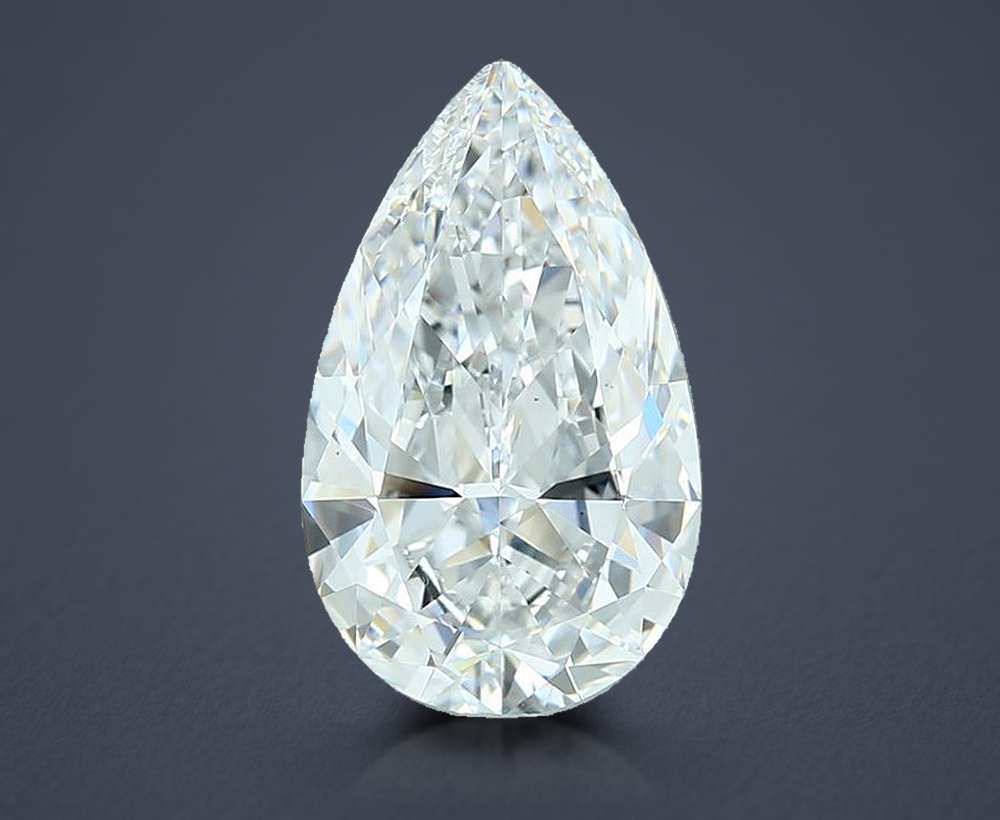 2.50 Carat Pear Natural Diamond