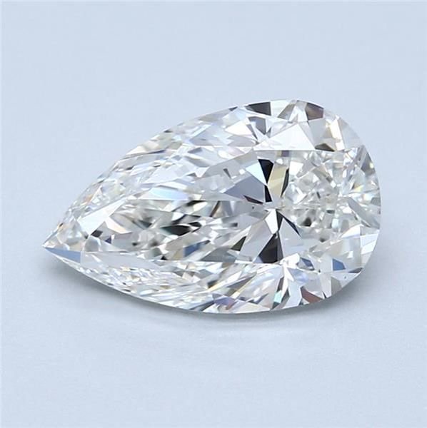 2.00ct H VS2 Very Good Cut Pear Diamond