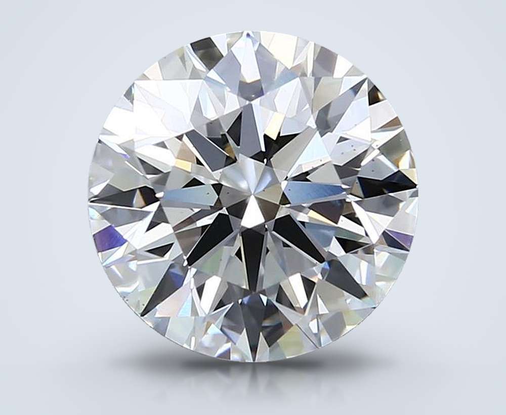 4.02 Carat Round Lab Diamond