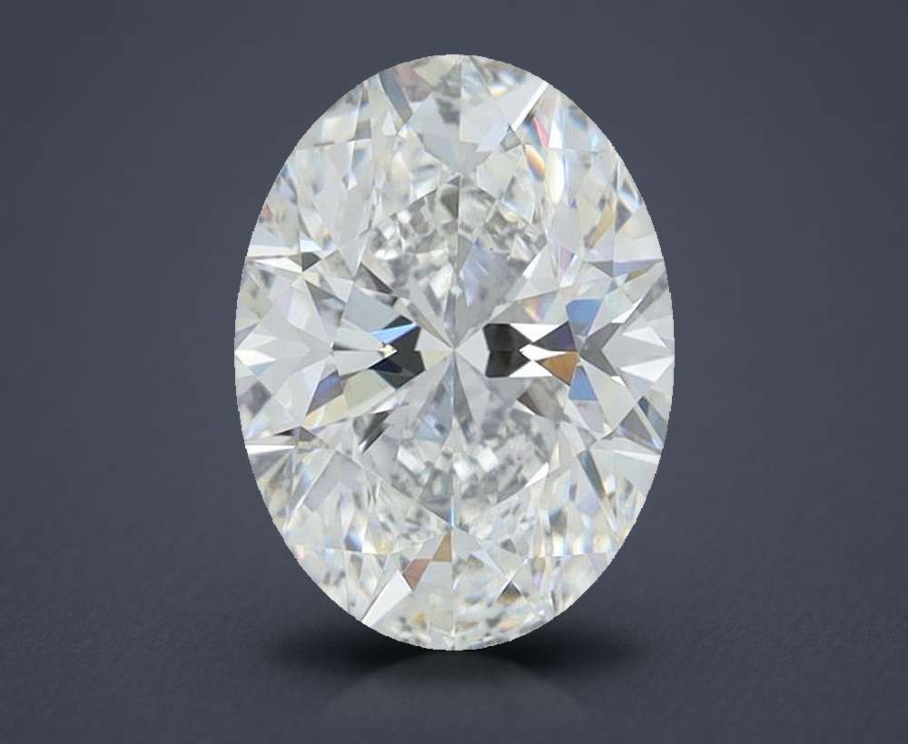 6.55 Carat Oval Lab Diamond
