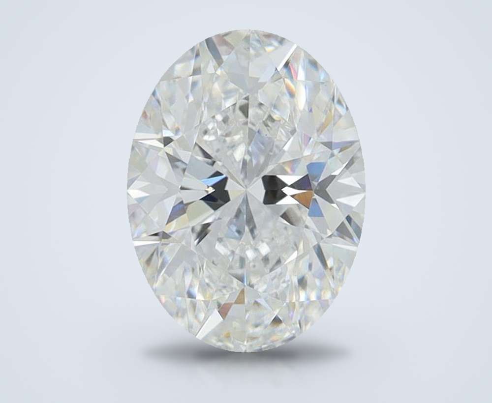 6.55 Carat Oval Lab Diamond