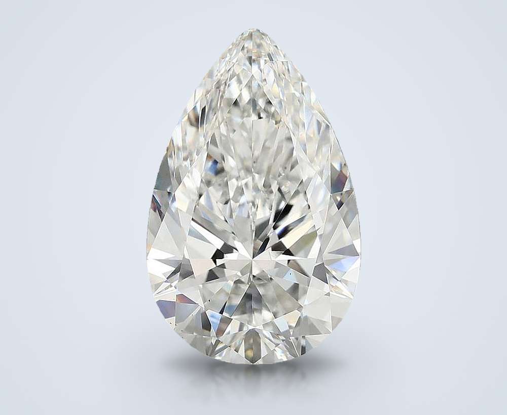5.61 Carat Pear Lab Diamond