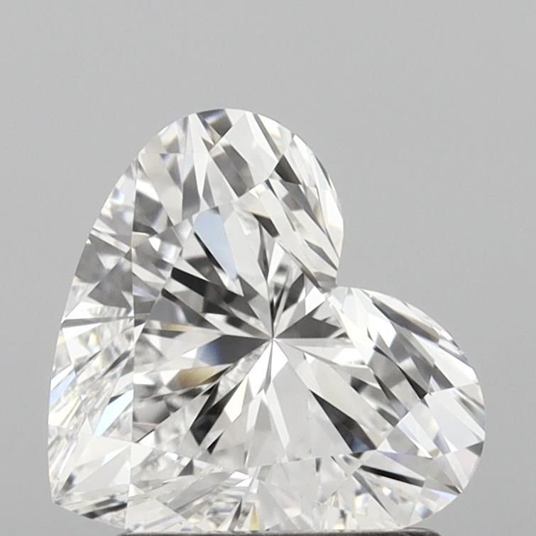 1.58ct E VS1 Rare Carat Ideal Cut Heart Lab Grown Diamond