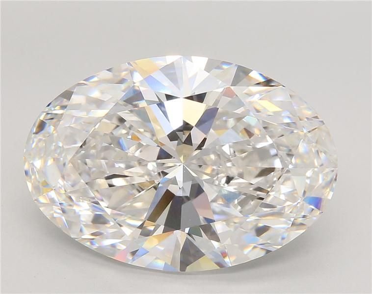 12.07ct E VS1 Rare Carat Ideal Cut Oval Lab Grown Diamond